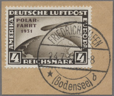 Deutsches Reich - Weimar: 1931, Polarfahrt 3 Werte Komplett, Jeweils Sauber Gest - Usados