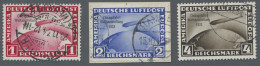 Deutsches Reich - 3. Reich: 1933, Chicagofahrt 3 Werte Komplett Gestempelt. Die - Used Stamps
