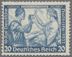 Deutsches Reich - 3. Reich: 1933, Nothilfe, Wagner, Tristan Und Isolde, 20 + 10 - Ongebruikt