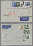 Deutsches Reich - 3. Reich: 1935, 1938; Zwei LP-Briefe Von Berlin Nach Buenos Ai - Brieven En Documenten