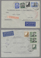 Deutsches Reich - 3. Reich: 1935, 1938; Zwei LP-Briefe Von Berlin Nach Buenos Ai - Lettres & Documents