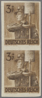 Deutsches Reich - 3. Reich: 1943, Arbeitsdienst, 3 Rpf., Senkrechtes Paar Ungezä - Neufs