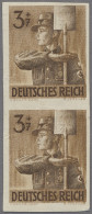Deutsches Reich - 3. Reich: 1943, Arbeitsdienst, 3 Rpf., Senkrechtes Paar Ungezä - Ungebraucht