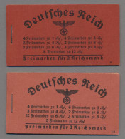 Deutsches Reich - Markenheftchen: 1939/1940, Zwei Bessere Postfrische Hindenburg - Carnets