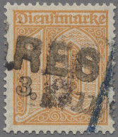 Deutsches Reich - Dienstmarken: 1922, Dienstmarke In Geänderter Farbe, 10 Pf. Du - Service
