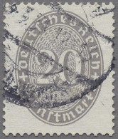Deutsches Reich - Dienstmarken: 1930, Wertziffer Im Oval, Farbänderung 20 Pf. Rö - Service