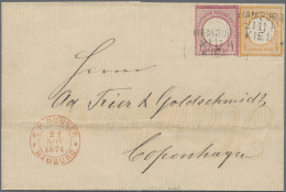 Deutsches Reich - Bahnpost: HAMBURG - KIEL, 1874, L 3 Schwarz Auf Großer Brustsc - Other & Unclassified