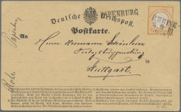 Deutsches Reich - Bahnpost: RHEINE - SOEST, 1872, L 3 Schwarz Auf ½ Gr., Kleiner - Andere & Zonder Classificatie