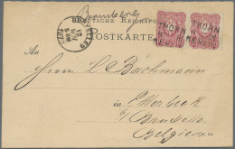 Deutsches Reich - Bahnpost: THORN - BERLIN,1875, L 3 Schwarz Auf 10 Pfge., Zwei - Autres & Non Classés