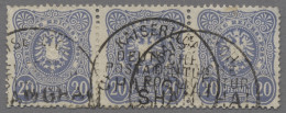 Deutsche Post In China - Vorläufer: 1886, Freimarke 20 Pfennig Dunkelultramarin - China (offices)