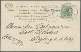 Deutsche Post In China - Stempel: 1907, MARINE-SCHIFFSPOST, Germania Deutsches R - Deutsche Post In China