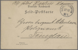 Deutsche Post In China - Stempel: 1900, FELDPOST BOXERAUFSTAND, Feldpostkarte Mi - Chine (bureaux)