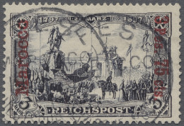 Deutsche Post In Marokko: 1903, REICHSPOST, Alle Fünf Werte, Einwandfrei Und Sau - Maroc (bureaux)