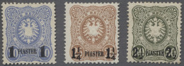 Deutsche Post In Der Türkei: 1887-1912, Kleines Lot Aus 10 Meist Besseren Werten - Turquia (oficinas)