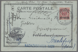 Deutsche Post In Der Türkei: 1898-1899, Krone / Adler, 20 Para Auf 10 Pfg., Jewe - Turkey (offices)