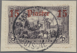 Deutsche Post In Der Türkei: 1906, Deutsches Reich O. Wz., 3 M. Mit Dunkellilaro - Turkey (offices)