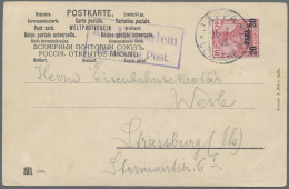 Deutsche Post In Der Türkei - Stempel: 1905, Germania Reichspost Mit Aufdruck 20 - Deutsche Post In Der Türkei
