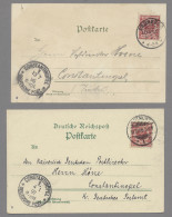 Deutsche Post In Der Türkei - Besonderheiten: 1896-1897, Fünf Ansichtskarten (da - Turkey (offices)