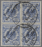 Deutsch-Neuguinea: 1901, Krone / Adler Mit Überdruck, 20 Pf. Violettultramarin A - Nueva Guinea Alemana