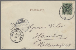 Deutsch-Ostafrika - Stempel: 1901, WIEDHAFEN, Der Gute Stempel Auf Ansichtskarte - África Oriental Alemana