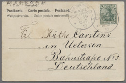 Deutsch-Ostafrika - Stempel: 1910, Marine-Schiffspost, MSP No. 59, SMS Sperber, - German East Africa