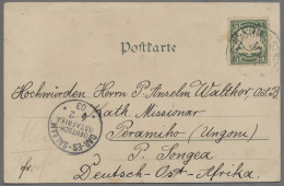 Deutsch-Ostafrika - Besonderheiten: 1903, INCOMING MAIL, Ansichtskarte Aus Rothe - Deutsch-Ostafrika