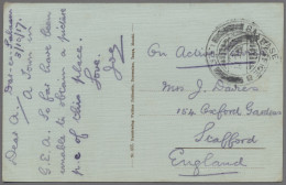 Deutsch-Ostafrika - Besonderheiten: 1917, "Beute"-Ansichtskarte Von Morogoro, üb - German East Africa