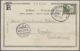 Deutsch-Südwestafrika - Stempel: BAHNPOST, 1902, Klarer Abschlag "SWAKOPMUND - W - Deutsch-Südwestafrika