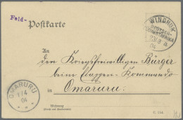 Deutsch-Südwestafrika - Stempel: 1904, HERERO-AUFSTAND, Provisorische Feldpostka - Sud-Ouest Africain Allemand