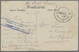 Deutsch-Südwestafrika - Stempel: 1915, WALVIS BAY (südafrikanische Enklave), Stu - Deutsch-Südwestafrika