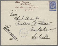 Deutsch-Südwestafrika - Stempel: 1915, KARIBIB, Georg V., 2 1/2 P. Als EF Auf Br - Deutsch-Südwestafrika