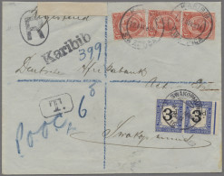 Deutsch-Südwestafrika - Stempel: 1916, KARIBIB, R-Brief Nach Swakopmund, Frankie - German South West Africa