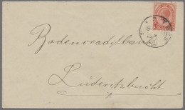 Deutsch-Südwestafrika - Stempel: 1918, TSES, Georg V., 1 P. Als EF Auf Bedarfsbr - German South West Africa