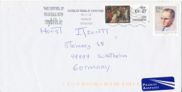 Ireland Cover Sent To Germany 16-11-2012 Topic Stamps - Lettres & Documents