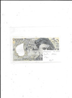 FRANCE BILLET 50 FRANCS 1990 - 50 F 1976-1992 ''quentin De La Tour''