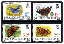 1981 Butterflies Unmounted Mint - Guernesey