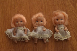 Lot 3 Poupées Miniatures - Bambole