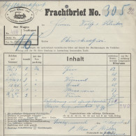 Deutsch-Südwestafrika - Besonderheiten: 1908, OTAVI-EISENBAHN, Kompletter Fracht - Duits-Zuidwest-Afrika