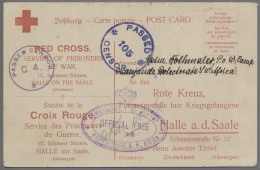 Deutsch-Südwestafrika - Besonderheiten: 1916, Kriegsgefangenenpost, Internierten - German South West Africa