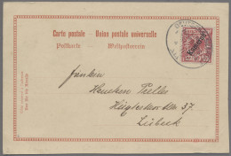 Deutsche Kolonien - Kamerun - Stempel: 1898+1906, SEEPOST, Zwei Ansichtskarten A - Kamerun