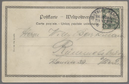 Deutsche Kolonien - Kiautschou - Stempel: 1901, Kaiseryacht, 5 Pfg. Auf Ansichts - Kiautschou