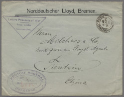 Deutsche Kolonien - Kiautschou - Kriegsgefangenenpost: 1915, HONGKONG, Brief Ein - Kiautchou