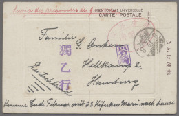 Deutsche Kolonien - Kiautschou - Kriegsgefangenenpost: 1919, NARASHINO, Ansichts - Kiaochow