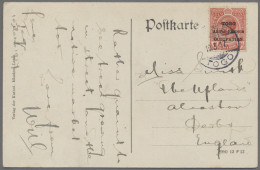 Deutsche Kolonien - Togo - Britische Besetzung: 1917, Ansichtskarte Mit Deutsche - Togo