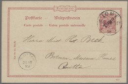 Deutsche Kolonien - Togo - Ganzsachen: 1899, Ganzsachenkarte Krone / Adler, 10 P - Togo