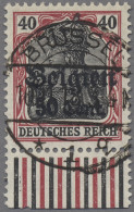 Deutsche Besetzung I. WK: Landespost In Belgien: 1916, 50C Auf 40 Pf. Gestempelt - Occupazione 1914 – 18