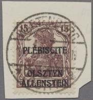 Deutsche Abstimmungsgebiete: Allenstein: 1920, Freimarke 15 Pfg. Braunrot Mit Pl - Sonstige & Ohne Zuordnung