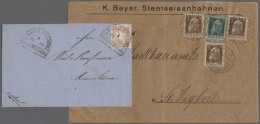 Deutsche Abstimmungsgebiete: Saargebiet - Besonderheiten: 1869-1920, BAYERN-VORL - Cartas & Documentos