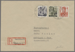 Saarland (1947/56): 1947, Urdruck, 2 F. Auf 12 Pfg. Schwarzgrauoliv UNGEZÄHNT, Z - Nuevos