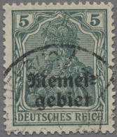 Memel: 1920, Freimarke 5 Pfg. In Der Guten Farbvariante Dunkel- Bis Schwärzlichb - Klaipeda 1923